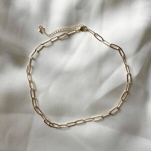 stella paperclip necklace | 14k gold filled